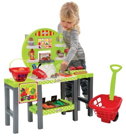 Shops for kids - 100% Chef Écoiffier Vegetable Market 4in1 - 5