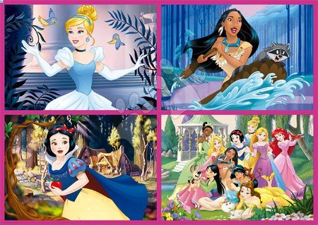 Puzzle per bambini - Puzzle Multi 4 Disney Princess Educa_1