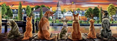 Panorama puzzle - Puzzle panorama Dogs on the Quay Educa - 1