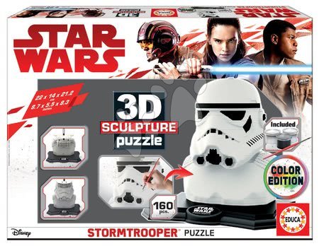 Puzzle 3D - Sochařské puzzle 3D Sculpture – Star Wars Stormtrooper Educa - 1