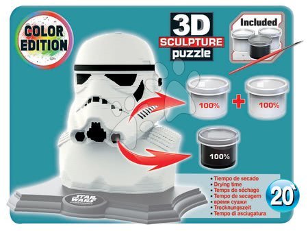 Puzzle 3D - Sochařské puzzle 3D Sculpture – Star Wars Stormtrooper Educa - 3