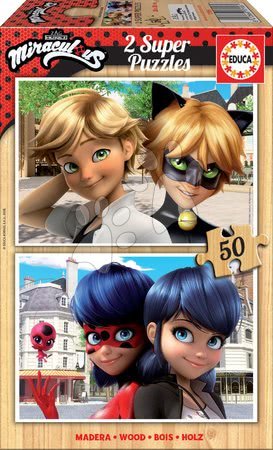 Puzzle in družabne igre | Stran 17 - Lesene puzzle Miraculous Ladybug Educa