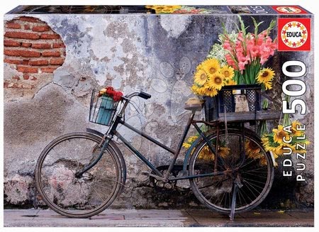 Puzzle Educa od výrobcu Educa - Puzzle Bicycle with Flowers Educa