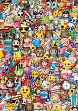 Puzzle 500 dílků - Puzzle Emoji Educa - 1