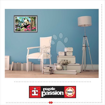 Puzzle 1000 pezzi - Puzzle Morning panda Educa - 3