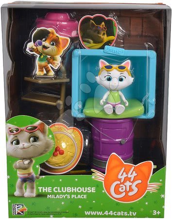 Figurák és állatkák - Mókás szett cica Milady 44 Cats Deluxe Smoby - 5