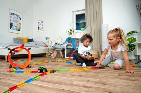 Autodráhy - Flexibilní autodráha FleXtrem Discovery Set Smoby - 45