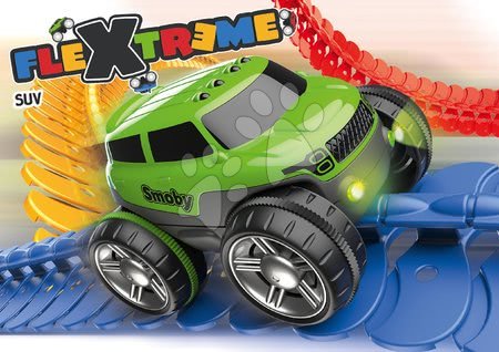 Autópályák - Tartalék autó SUV flexibilis autópályához Flextrem Discovery Set Smoby - 5