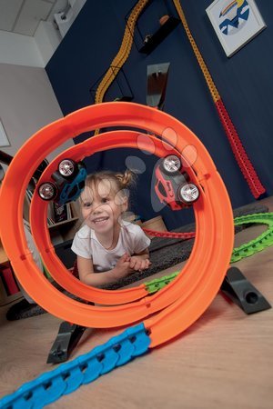 Autodráhy - Náhradní díl okruhy k flexibilní autodráze Flextrem Discovery Superloops Set Smoby - 6