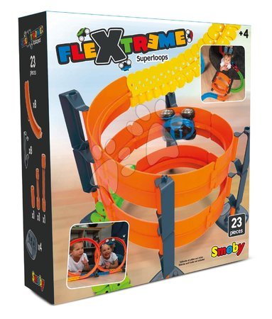 Autópályák - Tartozék hurkok flexibilis autópályához Flextrem Discovery Superloops Set Smoby - 10