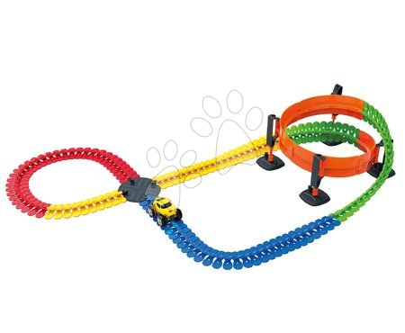 Autópályák - Flexibilis autópálya ívvel Flextrem Superloop Circuit Smoby - 9