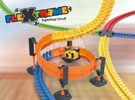 Autópályák - Flexibilis autópálya ívvel Flextrem Superloop Circuit Smoby - 10