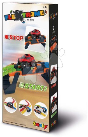 Autodráhy - Náhradní díl Stop-Start k flexibilní autodráze Flextrem Discovery Set Smoby - 7