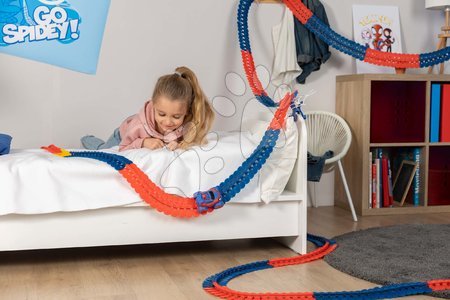 Autópályák - Flexibilis autópálya Spidey Marvel Flextrem Set Smoby  - 13