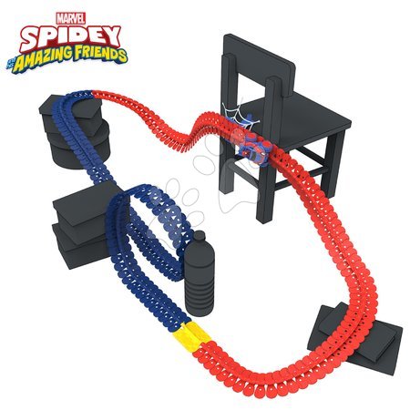 Race tracks - Flexibilná autodráha Spidey Marvel Flextreme Set Asst Smoby - 2