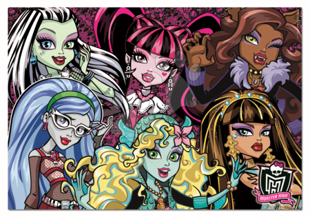 Puzzle 500 dielne - Puzzle Monster High Educa - 1