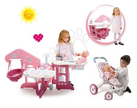 Pečovatelské centrum pro panenky - Set pečovatelské centrum pro panenku Baby Nurse Smoby - 16