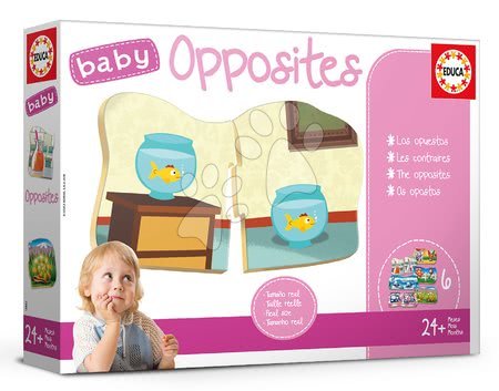 Hračky pre najmenších - Náučná hra pre najmenších Baby Opposites Educa