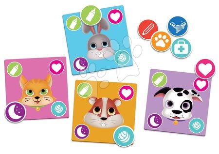 Cizojazyčné společenské hry - Společenská hra Happy Pets Educa - 1