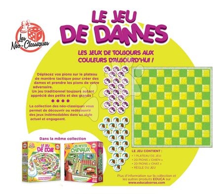 Společenské hry - Společenská hra Dama Le Jeu de Dames Educa_1