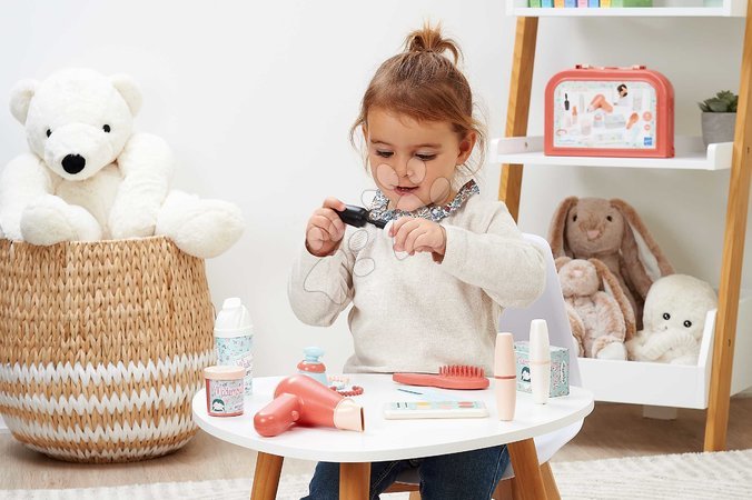 Coiffeuse pour enfants - Kozmetický kufrík Mademoiselle Vintage Beauty Case Écoiffier se traduit en français par Malette de maquillage Mademoiselle Vi - 4