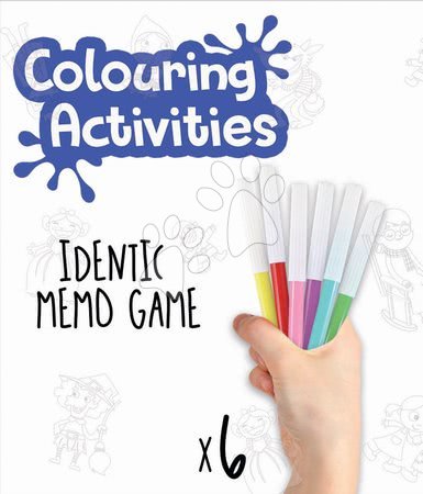 Memóriajátékok - Pexeso kifestők Mesék Colouring Activities Educa - 2