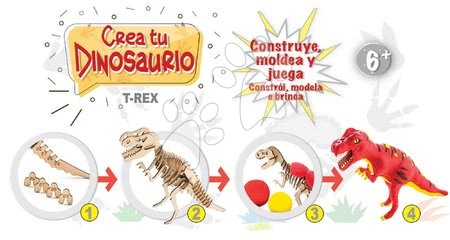 Ruční práce a tvoření - Kreativní hra Vymodeluj si svého Dinosaura T-Rex Educa - 2