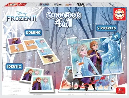 Puzzle pro děti - Superpack 4v1 Frozen 2 Disney Educa