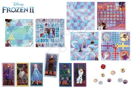 Idegennyelvű társasjátékok - Gyermek társasjátékok Frozen 2 Disney 8in1 Special set Educa - 1