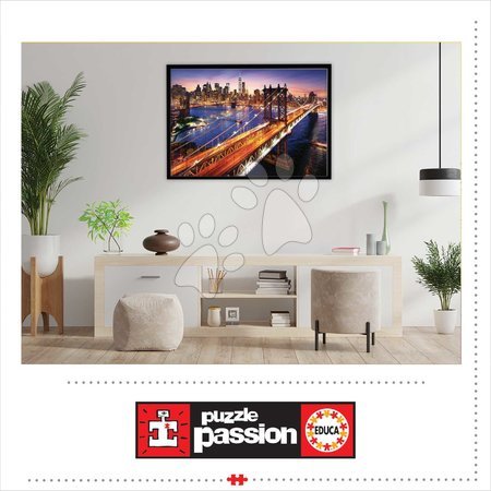 3000 darabos puzzle - Puzzle Manhattan at Sunset Educa - 2