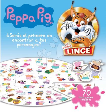 Jeux de société en langues étrangères - Jeu de société Rapide comme un lynx Peppa Pig Educa, - 2