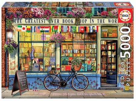 Dlhé zimné večery - Puzzle Greatest Bookshop in the World Educa