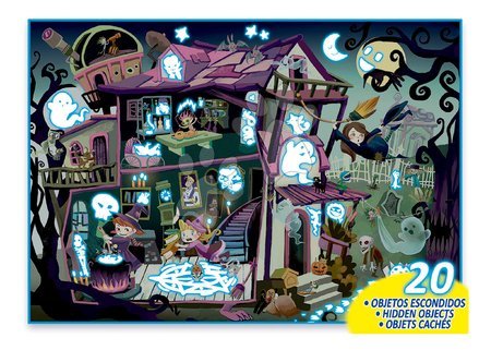 Puzzle dla dzieci do 100 elementów - Puzzle Mysterious Ghost House Educa - 2