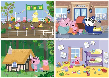 Ab 3 bis 6 Jahren vom Hersteller Educa - Puzzle Peppa Pig Multi 4 Junior Educa_1