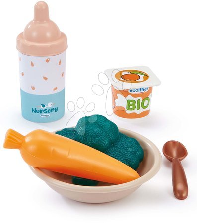 Játékkonyha kisgépek - Turmixgép élelmiszerekkel Baby's Meal Case Vert Azur Écoiffier - 3