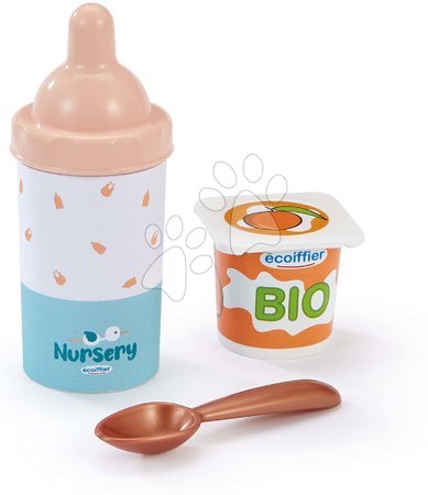 Játékkonyha kisgépek - Turmixgép élelmiszerekkel Baby's Meal Case Vert Azur Écoiffier - 2