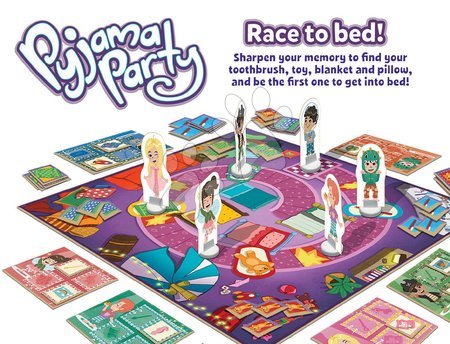Společenské hry - Společenská hra pro děti Pyjama Party Educa_1
