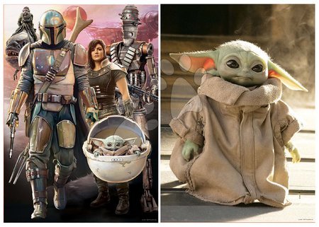 Puzzle 500 dílků - Puzzle Baby Yoda The Mandalorian Educa - 1