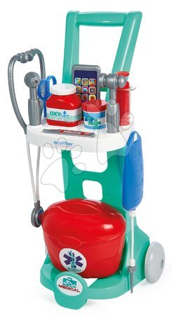 Juguetes de profesiones y oficios | Página 8 - Carro médico con maletín Medical Trolley Écoiffier