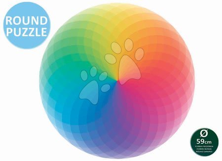 Puzzle 1000 dílků - Puzzle Rainbow Round Educa - 2