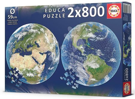 1000 darabos puzzle - Puzzle Planet Earth Round Educa - 4