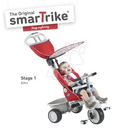 Tříkolky od 6 měsíců - Tříkolka Recliner 4v1 smarTrike - 6