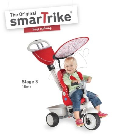 Tříkolky od 6 měsíců - Tříkolka Recliner 4v1 smarTrike - 8