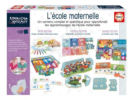 Gyerek társasjátékok - Oktatójáték Kit École Maternelle Educa