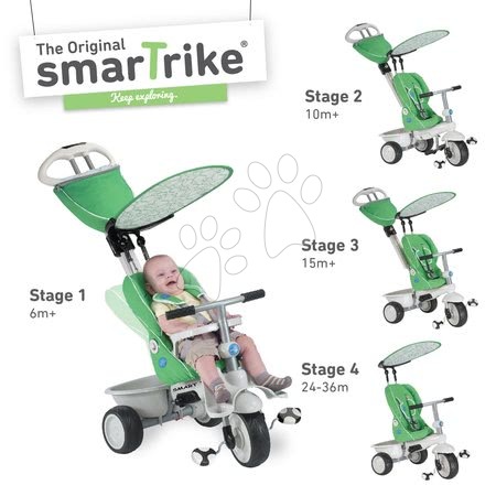 Triciclete de la 6 luni - Tricicletă Recliner 4in1 smarTrike - 5