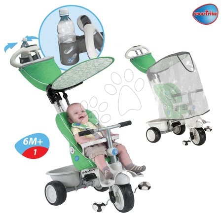 Triciclete de la 6 luni - Tricicletă Recliner 4in1 smarTrike - 2