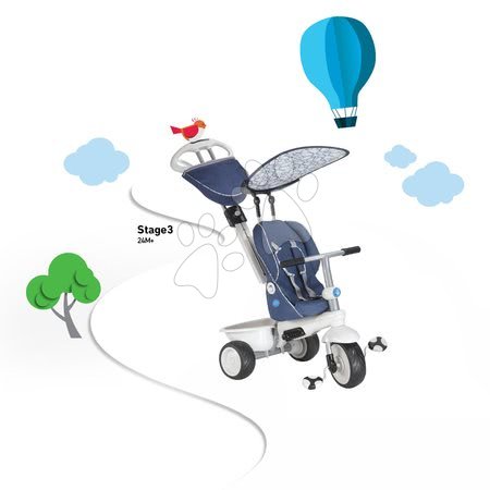 Triciclete de la 6 luni - Tricicletă Recliner 4in1 smarTrike - 8