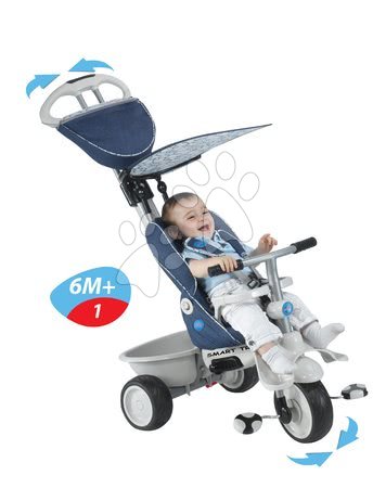 Triciclete de la 6 luni - Tricicletă Recliner 4in1 smarTrike - 6