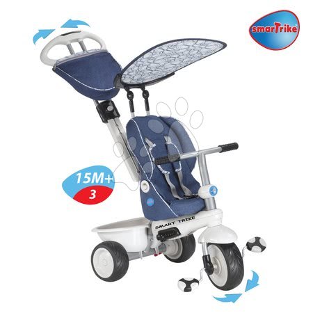 Triciclete de la 6 luni - Tricicletă Recliner 4in1 smarTrike - 2