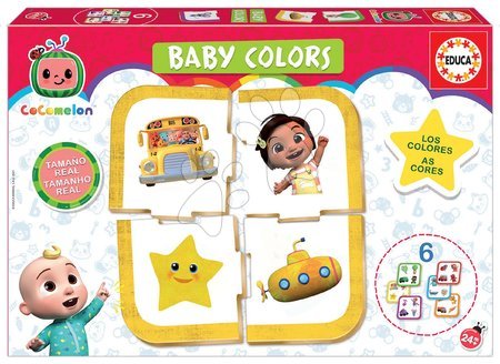 Hračky pre najmenších - Náučná hra pre najmenších Baby Colours Cocomelon Educa